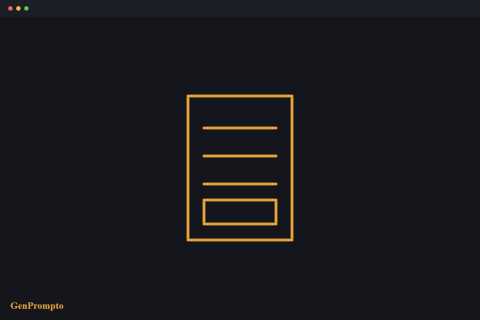 How to Generate a Flyer Prompt — GenPrompto